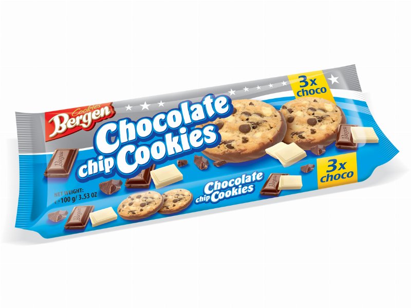 Bolachas Cookies Bergen Triple Choco 100 g