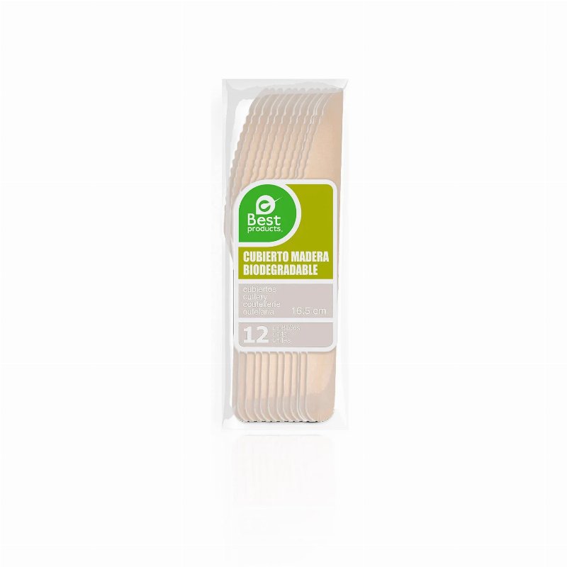 Best Faca De Madeira 16,5 Cm 12 Un