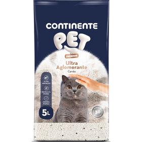 Areia Ultra Aglomerante Carvão Continente Pet Premium 5 l