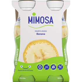Iogurte Líquido Banana Mimosa 604 gr (4 Un)
