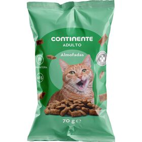 Snack Para Gato Adulto Almofadas Erva Gateira Continente 70 g