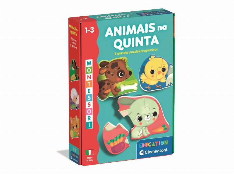 Animais Na Quinta Clementoni Montessori