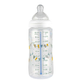 Biberão Transição 300 ml Silicone +6M Tigex