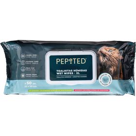 Toalhitas Húmidas Para Cão E Gato Talco Xl Pepeted 50 Un