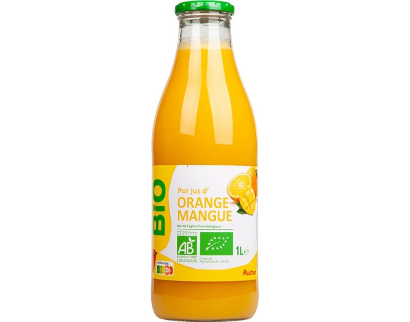Sumo Auchan Bio Laranja E Manga 1 l