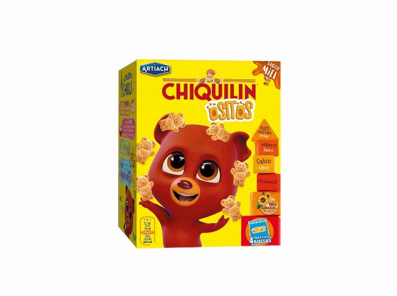 Bolacha Artiach Chiquilin Ositos Mel Multipack 160 g