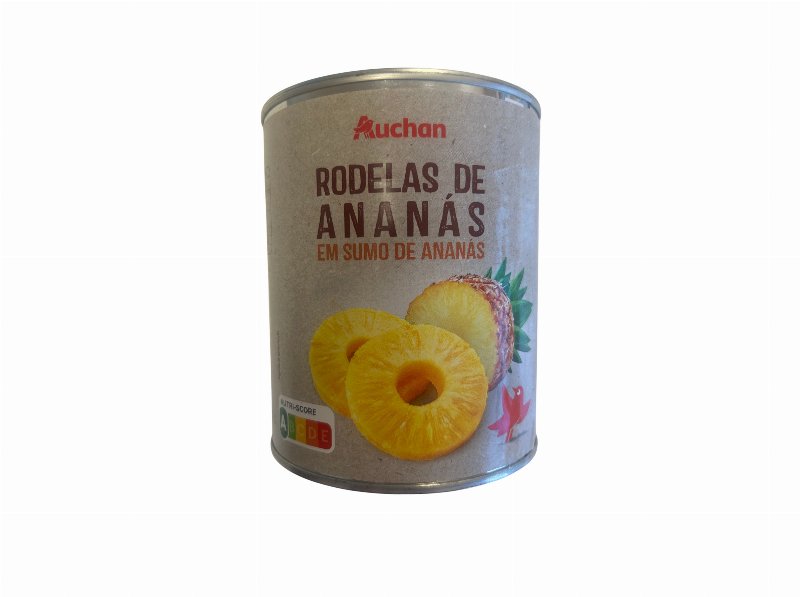 Ananás Rodelas Auchan Em Sumo De Ananás 825 (490) G
