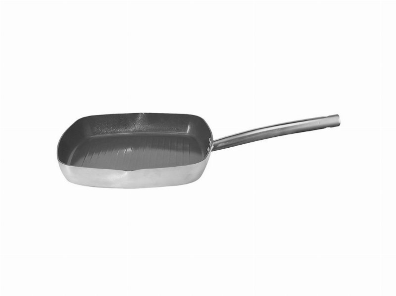 Grelhador Aluminio Reciclado Actuel Revestimento Cerâmico Preto 28Cm