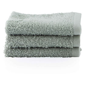 Conjunto 3 Toalhas 30X30Cm Suave Verde Claro Kasa