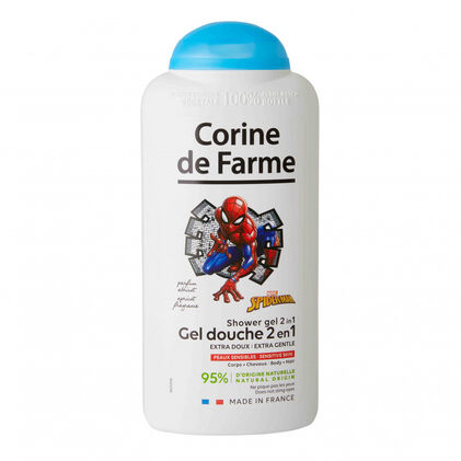 Gel De Banho 2 Em 1 Spiderman Fragrância Alperce Corine De Farme 0.3L