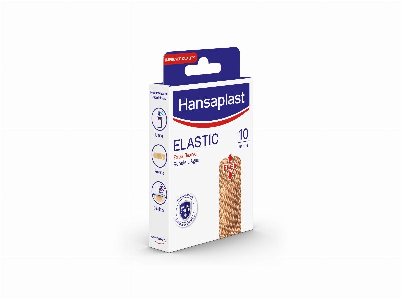 Pensos Elásticos De Feridas Extra Flexíveis Hansaplast 10 Un