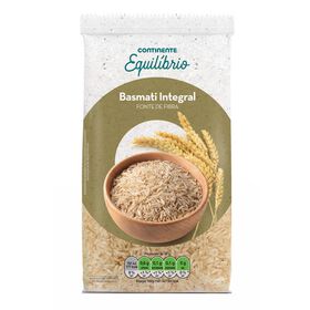 Arroz Basmati Integral Continente Equilíbrio 1 kg
