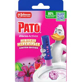 Discos Sanitários Ativos Dispensador + Recargas Hibiscus Hyperspace Pato