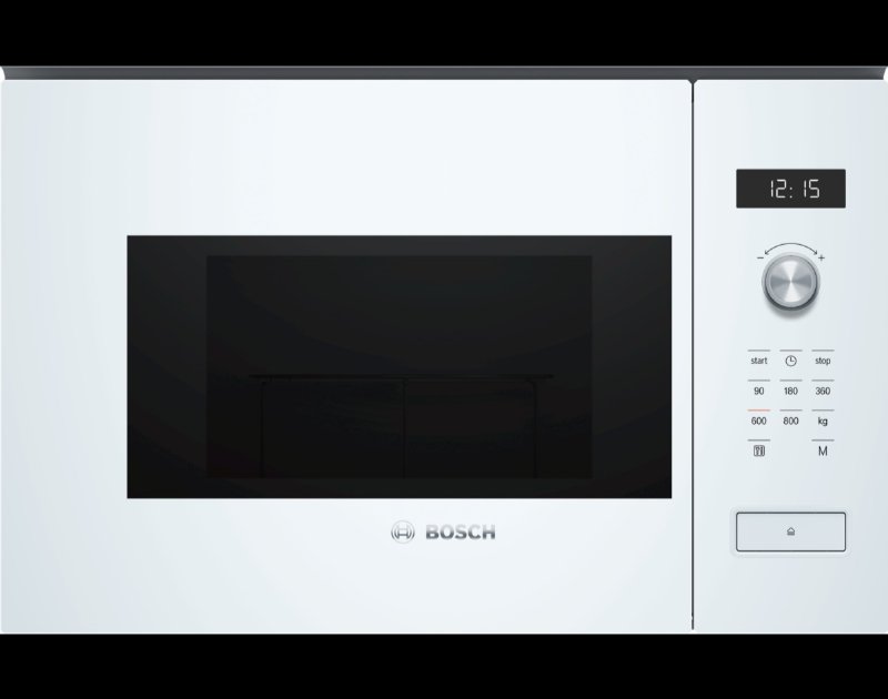 Micro Ondas Encastre Bosch Bfl524Mw0 38Cm 20Lt Branco