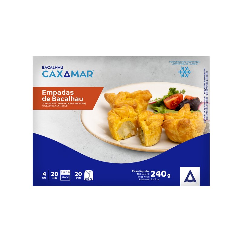 Empadas De Bacalhau No Forno 240 g