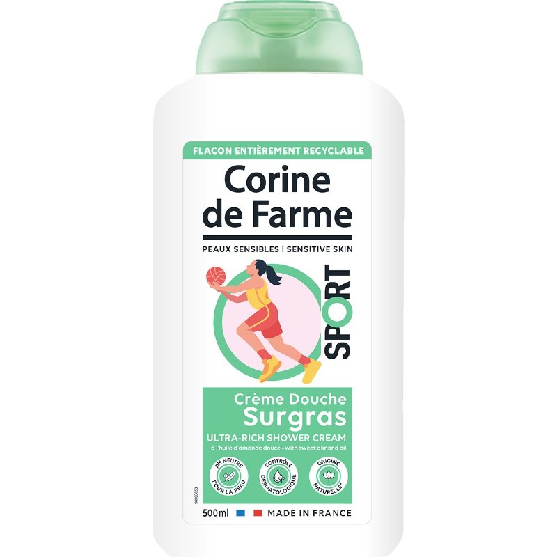 Gel De Banho Com Óleo De Amêndoas Doces Surgras 500 ml