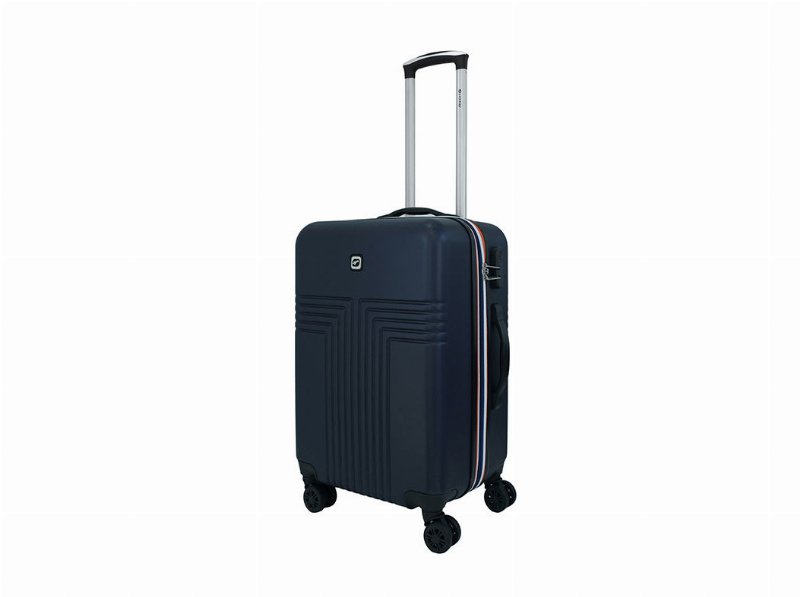 Mala De Viagem Rígida Airport Azul 8 Rodas 65X26X41Cm