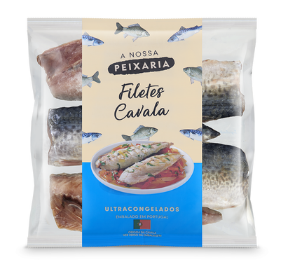 Filete De Cavala Congelado Embalado Nossa Peixaria 0.5Kg