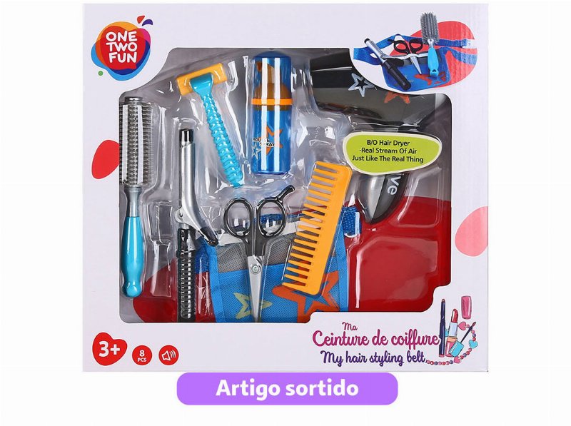 Conjunto De Cabeleireiro One Two Fun Modelos Sortidos