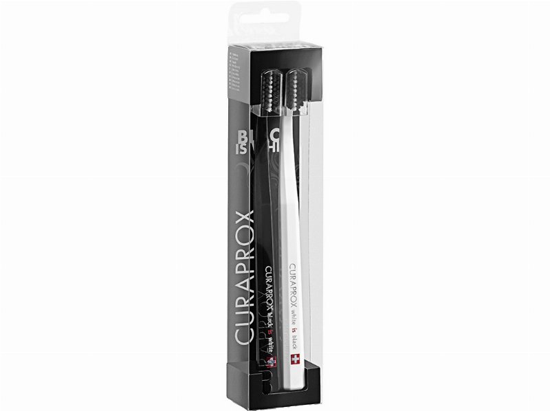 Escova Dentes Curaprox Black Is White (B+W) 2Un
