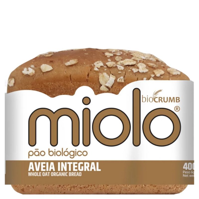 Pão De Aveia Integral Bio Miolo Sem Glúten 400 g