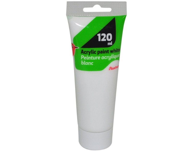 Tinta Acrílica Auchan Branco 120 ml