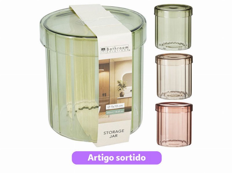 Frasco Vidro 9X10Cm Cores Sortidas