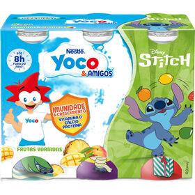 Iogurte Líquido Frutas Variadas Infantil Yoco 540 gr (6 Un)