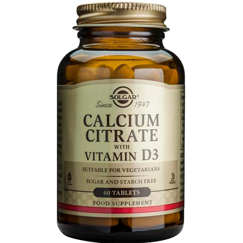 Cálcio Citrate + Vitamina D3 60 unidades