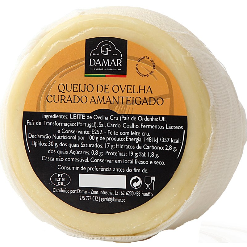 Queijo Amanteigado Peso Aproximado Por 500 g