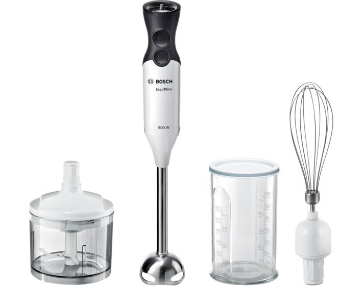 Varinha Mágica Com Acessórios Bosch Ms6Ca4150 Ergomixx (800W - Inox)