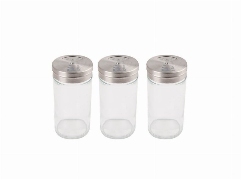 Conjunto De 3 Frascos Em Vidro Actuel Para Especiarias 0.15 l