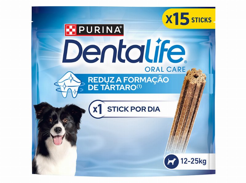 Snacks Para Cão Dentalife Purina Raça Média 15 Unidades 345 g