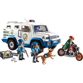 Playmobil - Carro Da Polícia Blindado - 71597