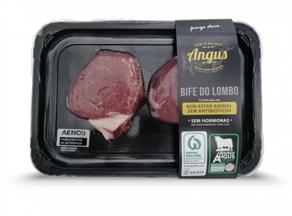 Bife Do Lombo De Novilho Angus Embalado Nosso Talho 0.2Kg