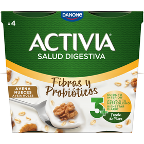 Iogurte Bifidus Pedaços Aveia E Noz Activia Danone 480 gr (4 Un)