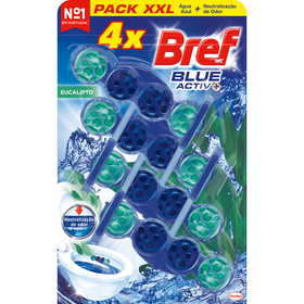 Bloco Sanitário Blue Activ Eucalipto Bref 4 Un