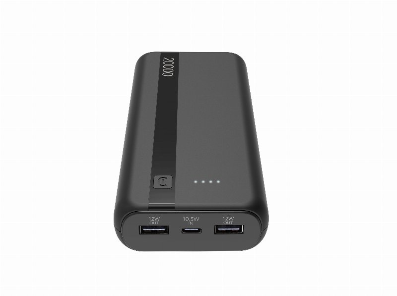 Powerbank Cellularline Preto 20000 Mah