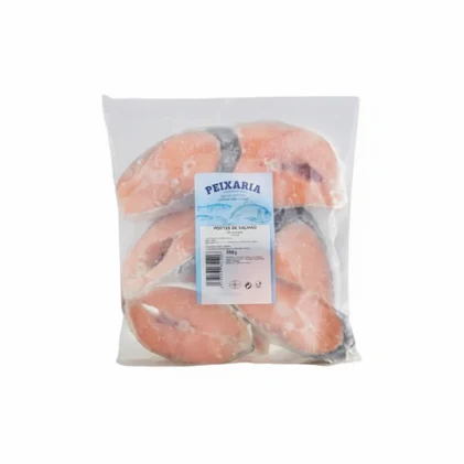 Postas De Salmão Congeladas Nossa Peixaria 0.7Kg