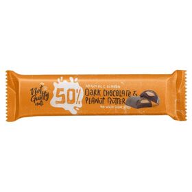 Snack De Chocolate Negro Com Amendoim 50% Cacau Not Guilty 30 gr