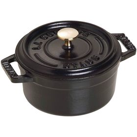 Caçarola Redondo Ferro Fundido 10Cm Preta Staub