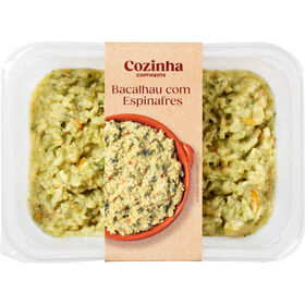 Bacalhau Com Espinafres Cozinha Continente 300 gr