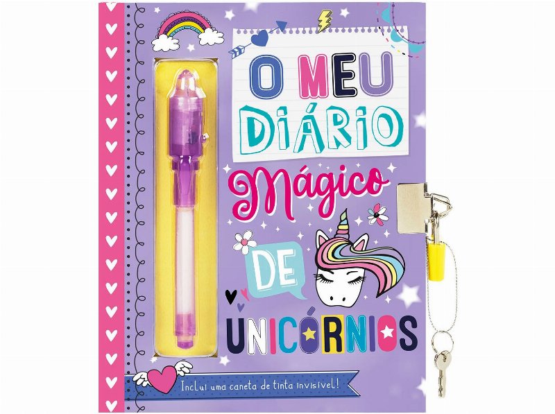 Livro O Meu Diário Mágico De Unicórnios