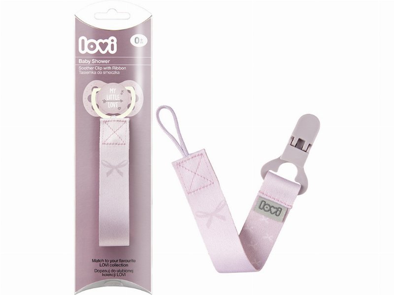 Clip Chupetas Lovi Rosa
