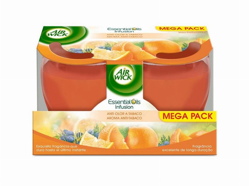 Vela Ambientadora Air Wick Anti-Tabaco 2X105 g