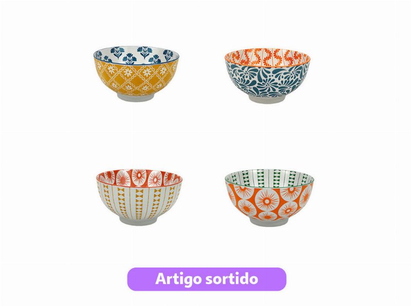 Taça Porcelana Actuel Ø16Cmx8.3Cm 90 cl Modelos Sortidos