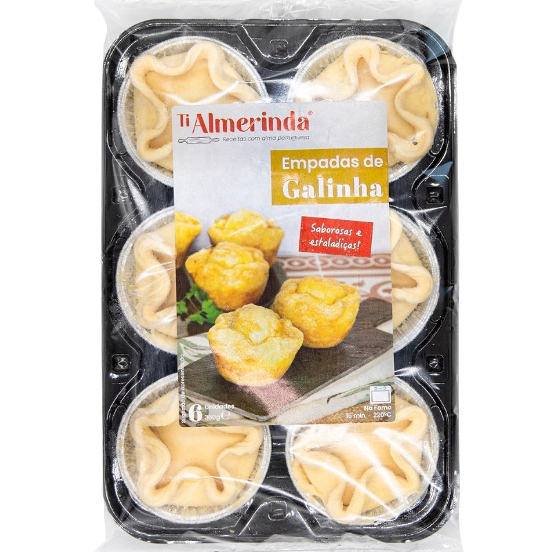 Empadas De Galinha 6 Unidades 360 g