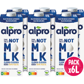 Bebida Vegetal De Aveia Sabor A Leite Alpro 6 X 1Lt