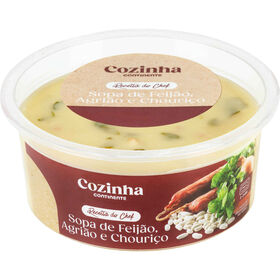 Sopa De Feijão, Agrião E Chouriço Cozinha Continente 400 g