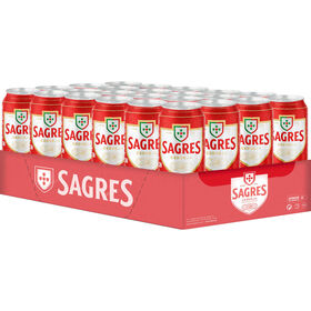 Cerveja Em Lata Com Álcool Sagres 24 X 50 cl